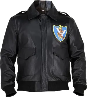 A2 Aviator Brown WWII Flying Tiger Jacket - Pilot Jackets for Men - Bomber Leather Jacket Men