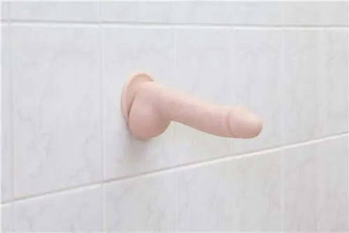Addiction 100% Silicone Brad 7.5 inches Beige Realistic dildo