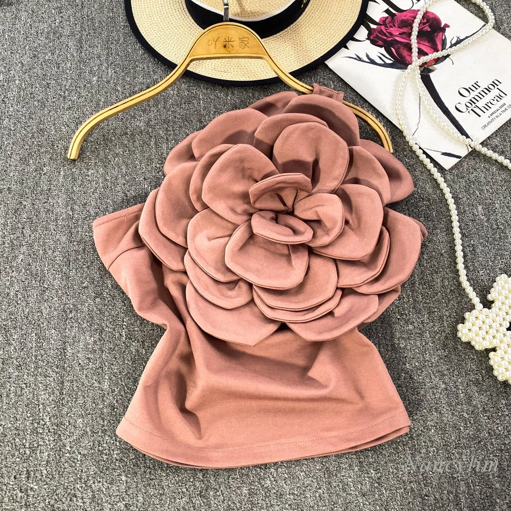 Alia 3D Flower Applique Bodysuit