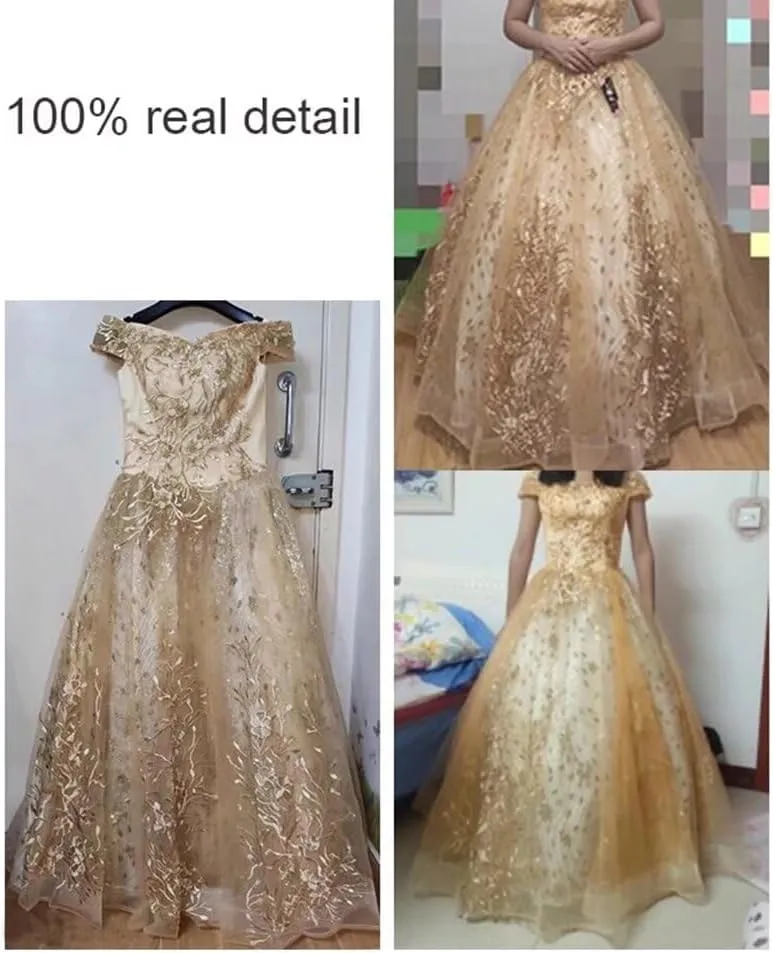 Asulla Lace Appliques Prom Homecoming Dress Off Shoulder Long Quinceanera Sweet 15 16 Party Dress
