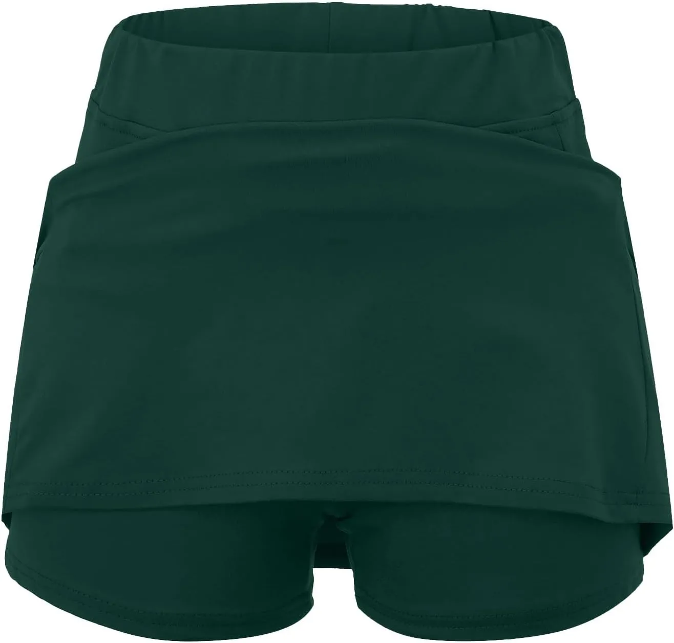 Athletic Skirt with Shorts for Women Golf High Waisted Tennis Skirt Tummy Control Plus Size Skort with Pockets