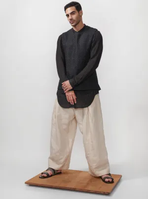 Black Matsya Armour Bandi Set