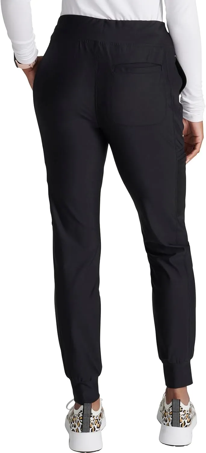 Cherokee Scrubs for Women Pant with Mid Rise Tapered Leg Drawstring Moisture Wicking Easy Care & 360 Stretch Fabric - CK092