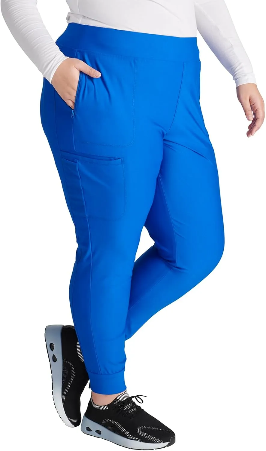 Cherokee Scrubs for Women Pant with Mid Rise Tapered Leg Drawstring Moisture Wicking Easy Care & 360 Stretch Fabric - CK092