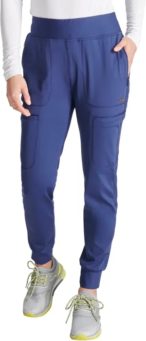 Cherokee Scrubs for Women Pant with Mid Rise Tapered Leg Drawstring Moisture Wicking Easy Care & 360 Stretch Fabric - CK092