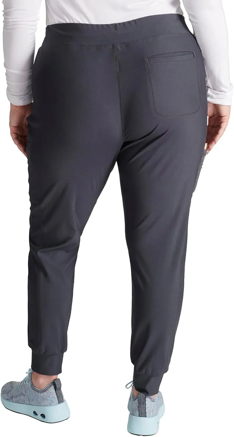 Cherokee Scrubs for Women Pant with Mid Rise Tapered Leg Drawstring Moisture Wicking Easy Care & 360 Stretch Fabric - CK092