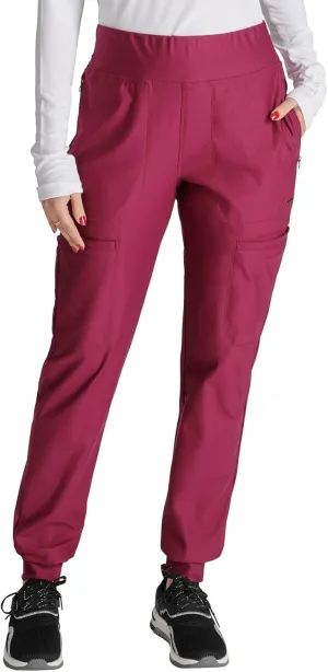 Cherokee Scrubs for Women Pant with Mid Rise Tapered Leg Drawstring Moisture Wicking Easy Care & 360 Stretch Fabric - CK092