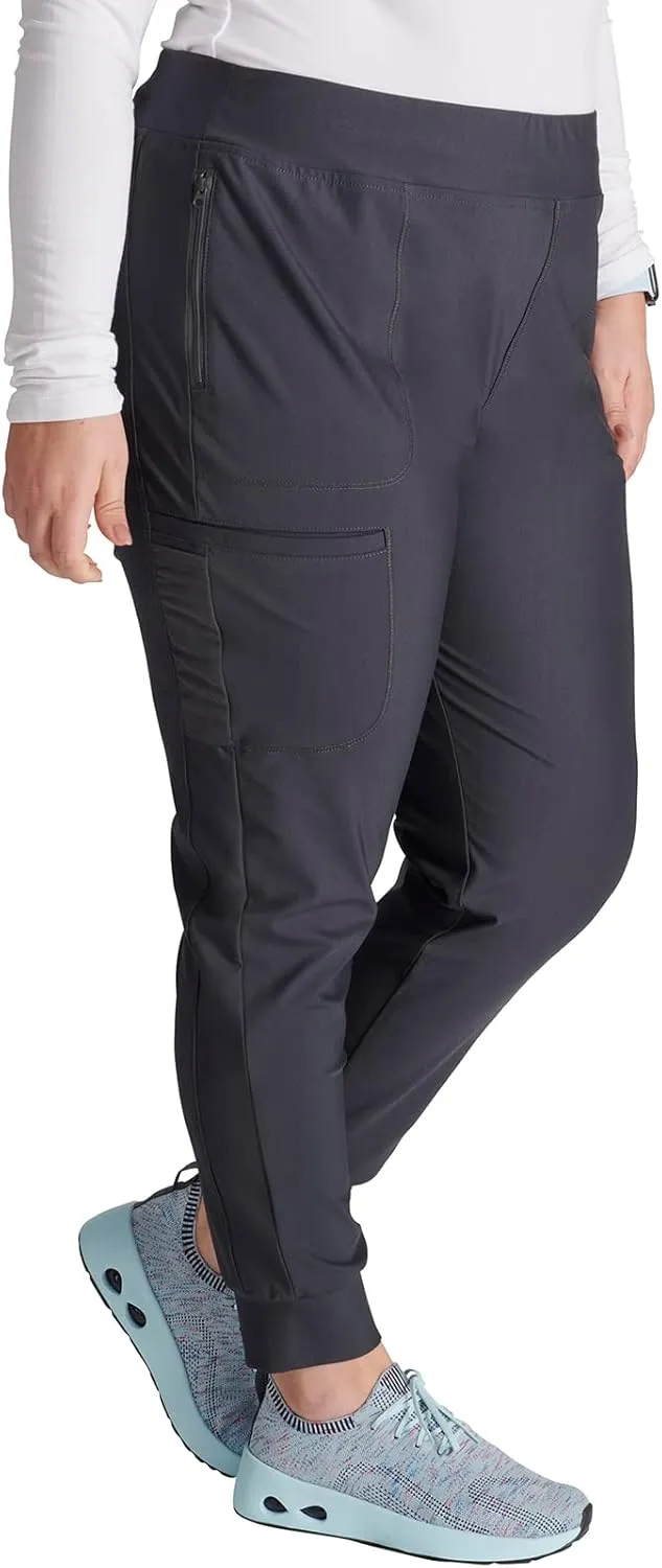 Cherokee Scrubs for Women Pant with Mid Rise Tapered Leg Drawstring Moisture Wicking Easy Care & 360 Stretch Fabric - CK092