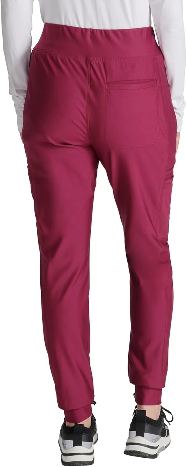 Cherokee Scrubs for Women Pant with Mid Rise Tapered Leg Drawstring Moisture Wicking Easy Care & 360 Stretch Fabric - CK092