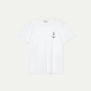 Dantas Logo T-Shirt (Off White   Blue Logo)
