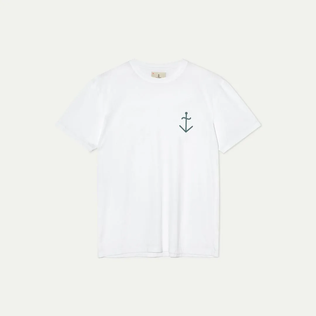 Dantas Logo T-Shirt (Off White   Blue Logo)
