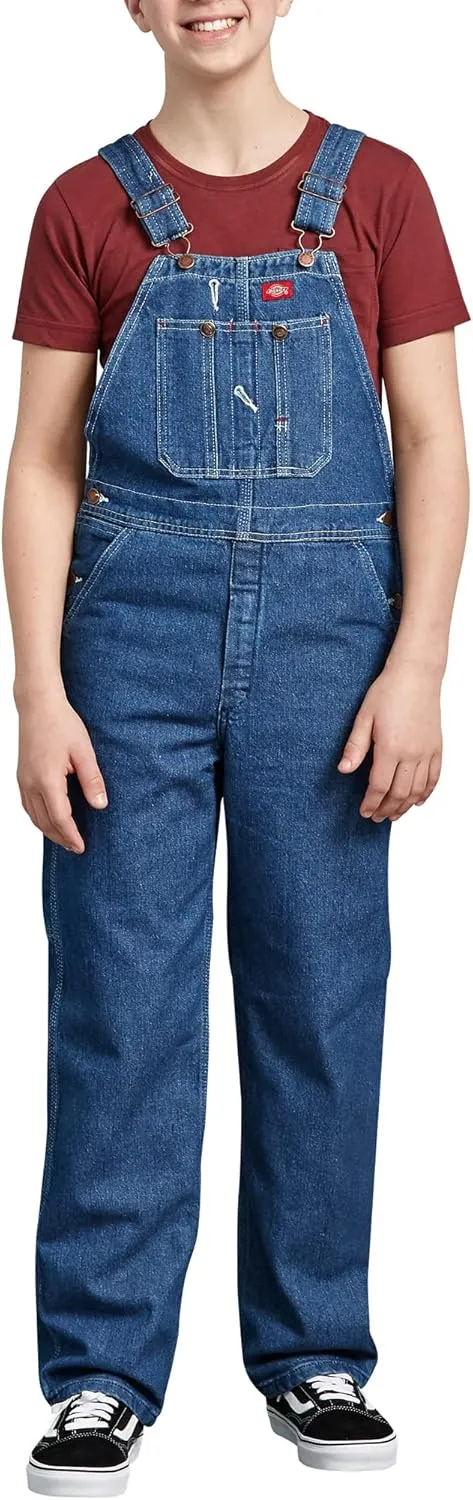 Dickies Boys Denim Bib Overall