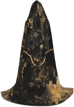 Dragon Halloween Cape For Teenagers, Hooded Cloak Long Cape Costume Cloak For Party Or Cosplay