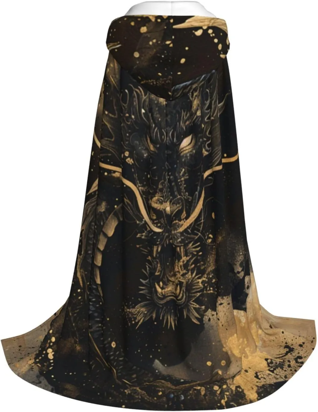 Dragon Halloween Cape For Teenagers, Hooded Cloak Long Cape Costume Cloak For Party Or Cosplay