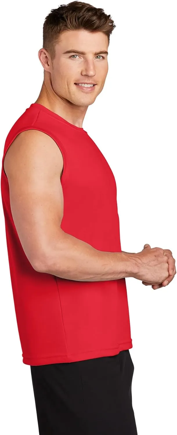DRIEQUIP Mens Sleeveless Moisture Wicking Muscle T-Shirts. XS-4XL