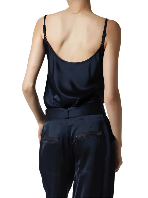 Elliot Charmeuse Cami in Navy