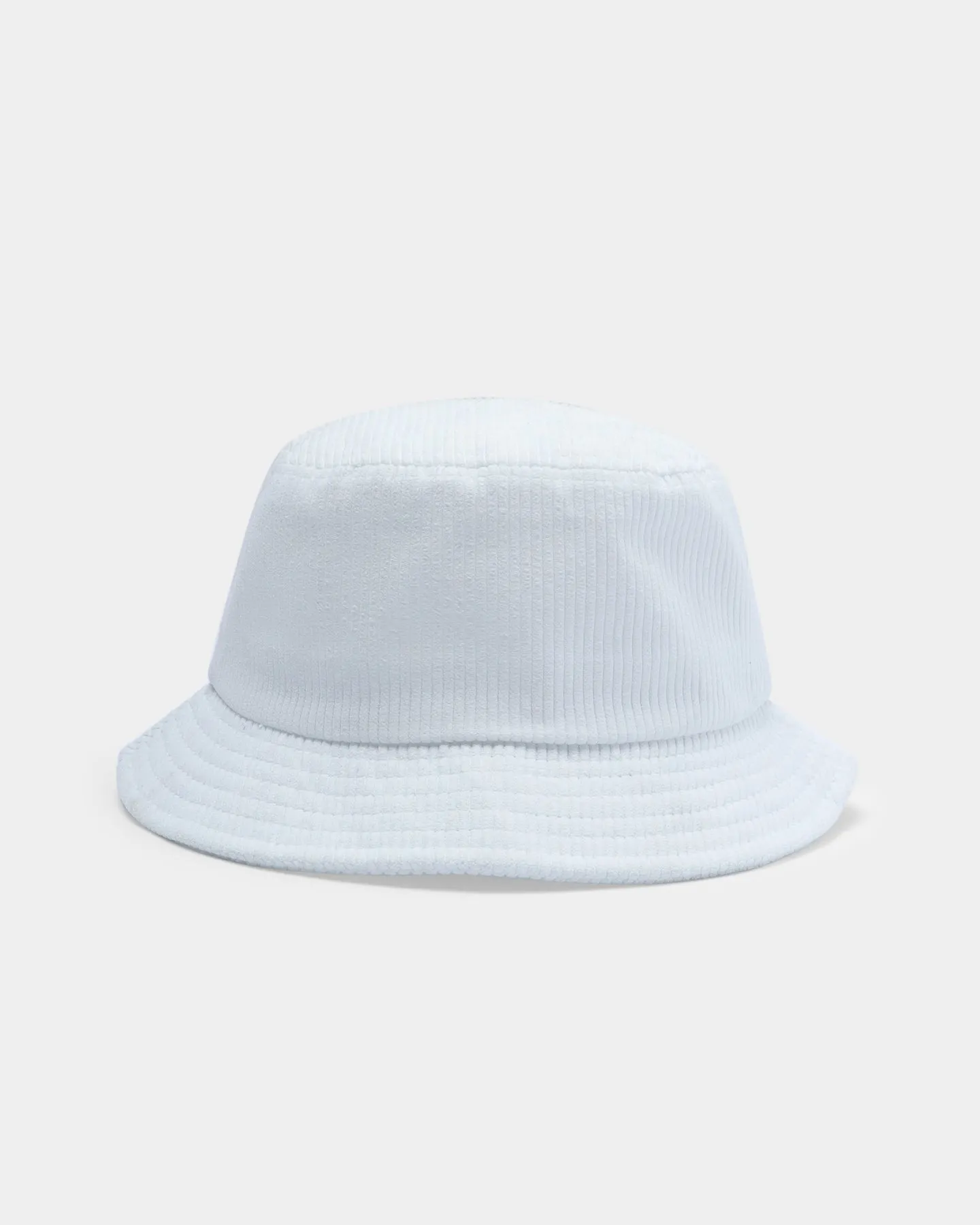 EN ES Corduroy Bucket Hat White