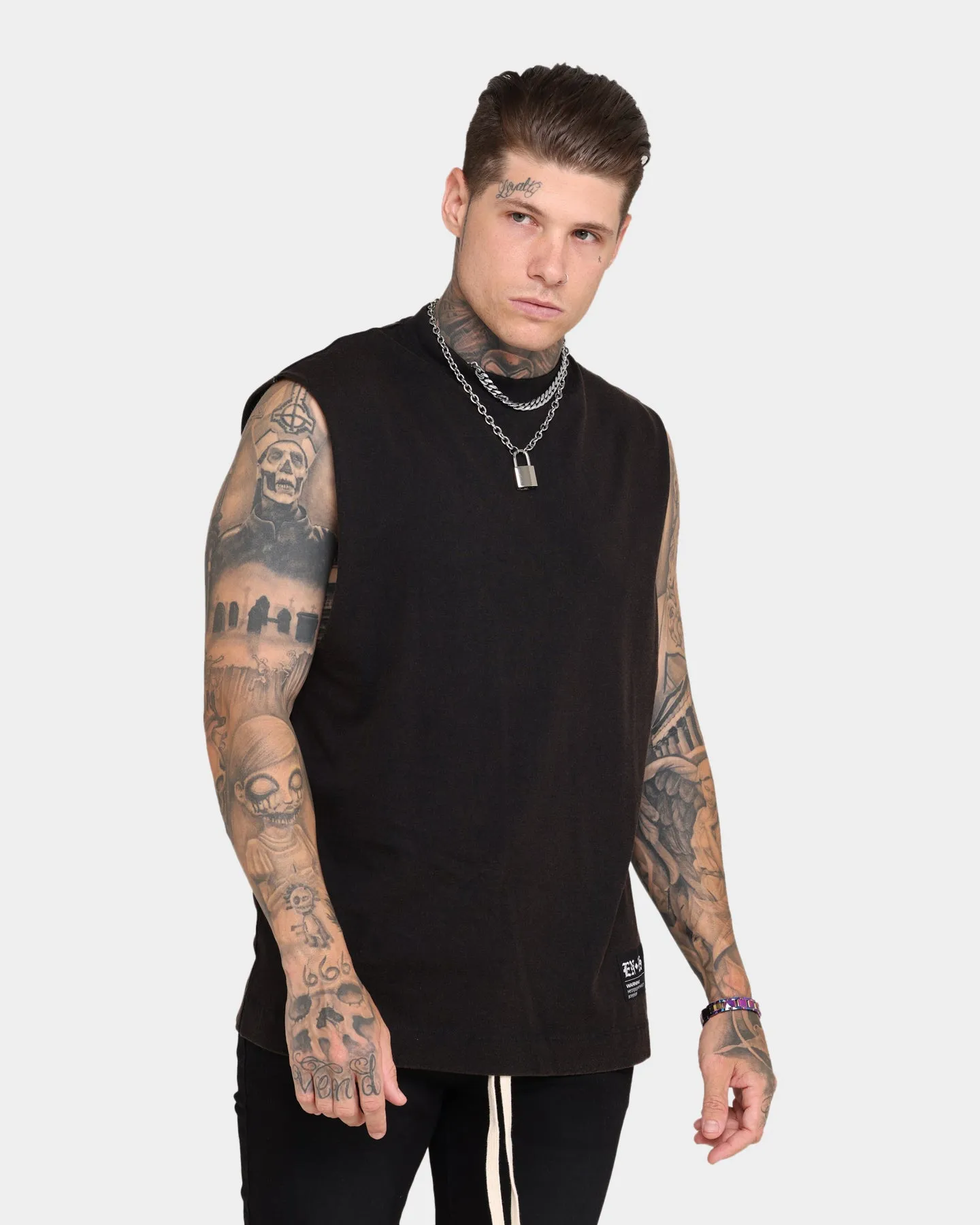 EN ES Prosper Muscle Washed Black
