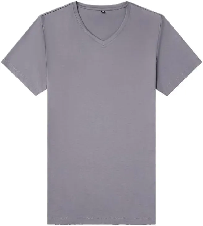 Everyday Men's Casual T-Shirts with Solid Colors and Crew Neck Design