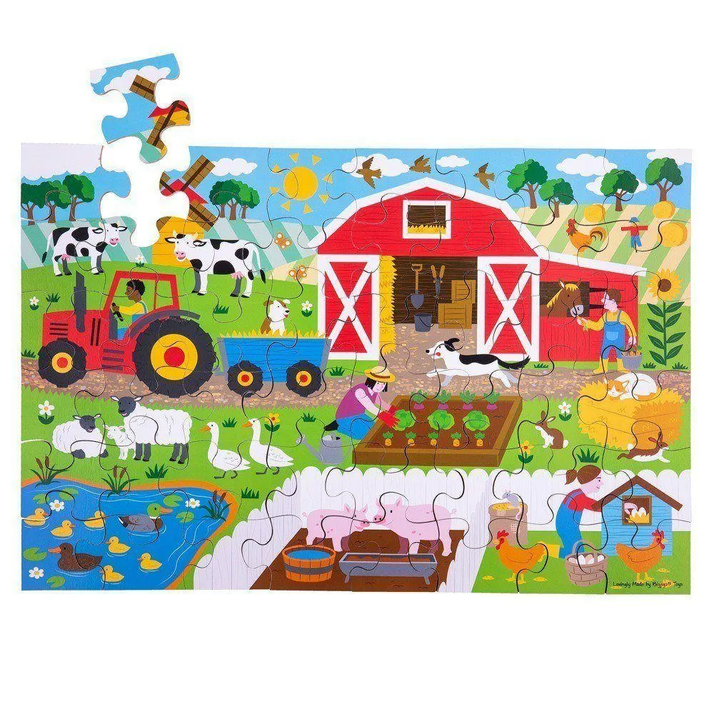 Farmyard Floor Puzzle (48 piece)