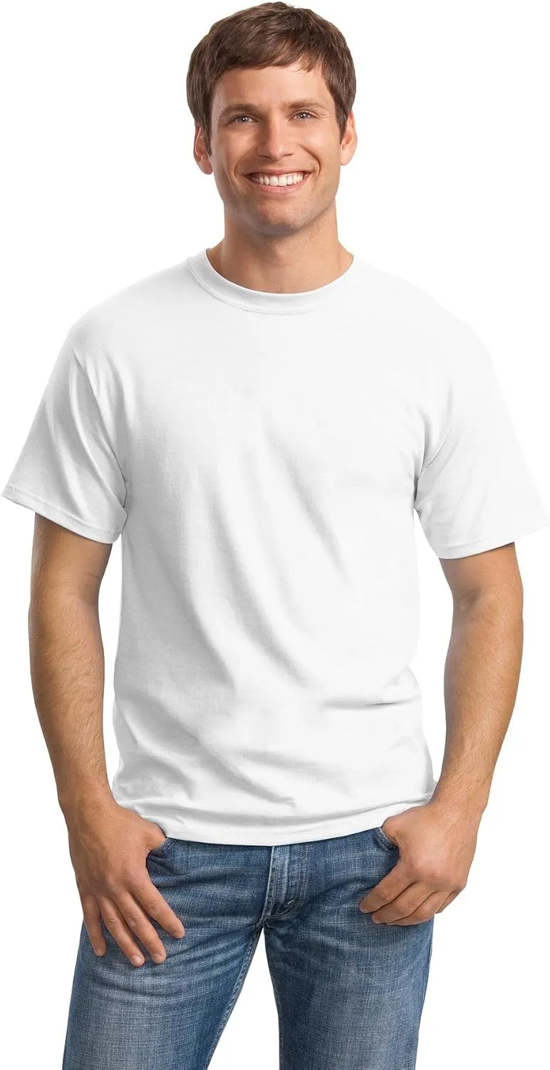 Hanes Men's 6-Pack Plus 2 Free Crew T-Shirts
