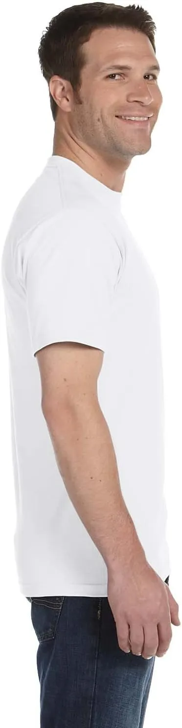 Hanes Men's 6-Pack Plus 2 Free Crew T-Shirts