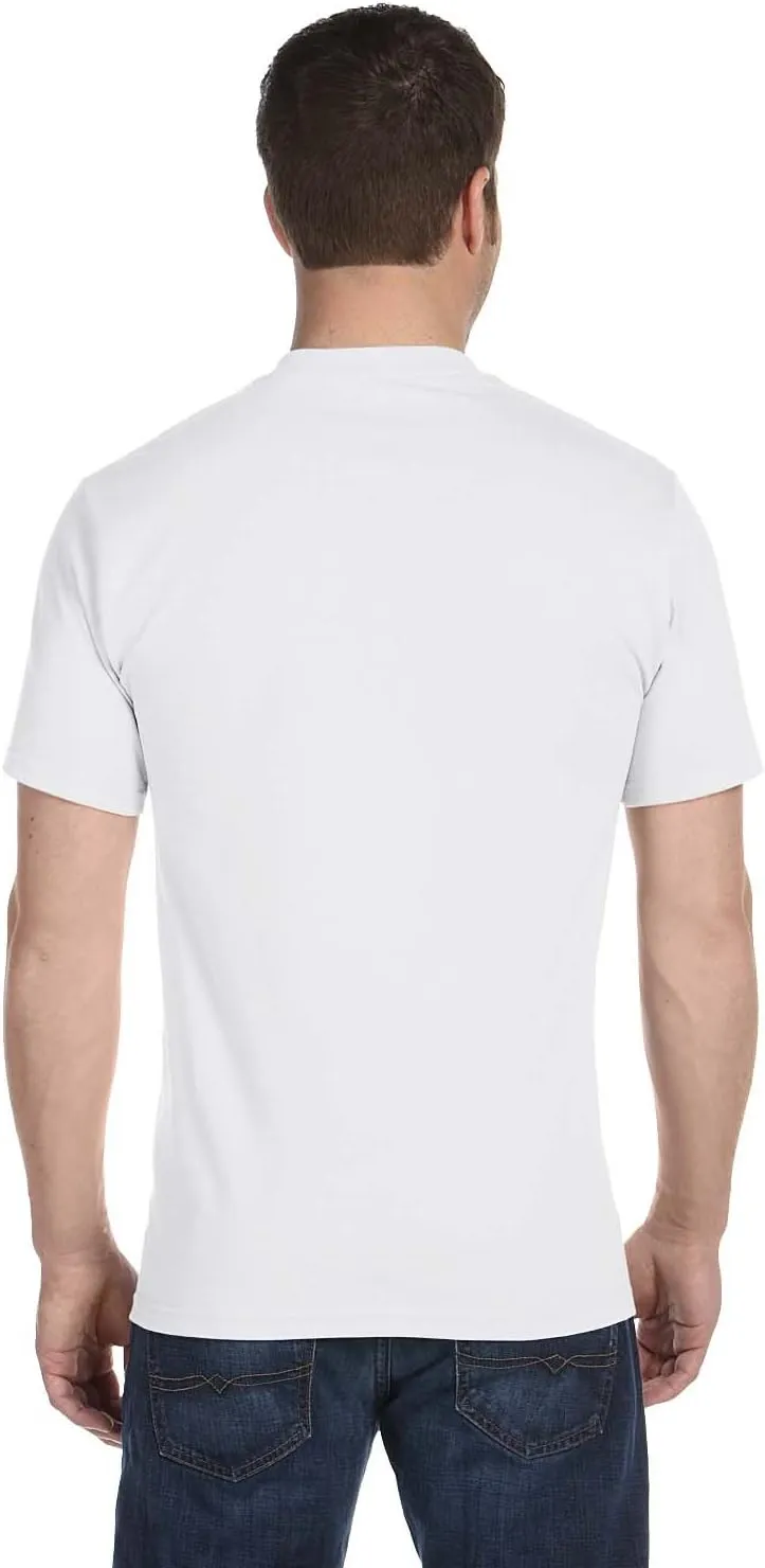 Hanes Men's 6-Pack Plus 2 Free Crew T-Shirts