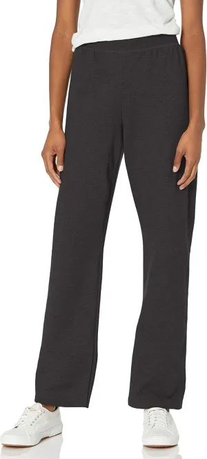 Hanes Womens EcoSmart Fleece Petite Sweatpants, Open Bottom Sweatpants, Petite, 28.5''