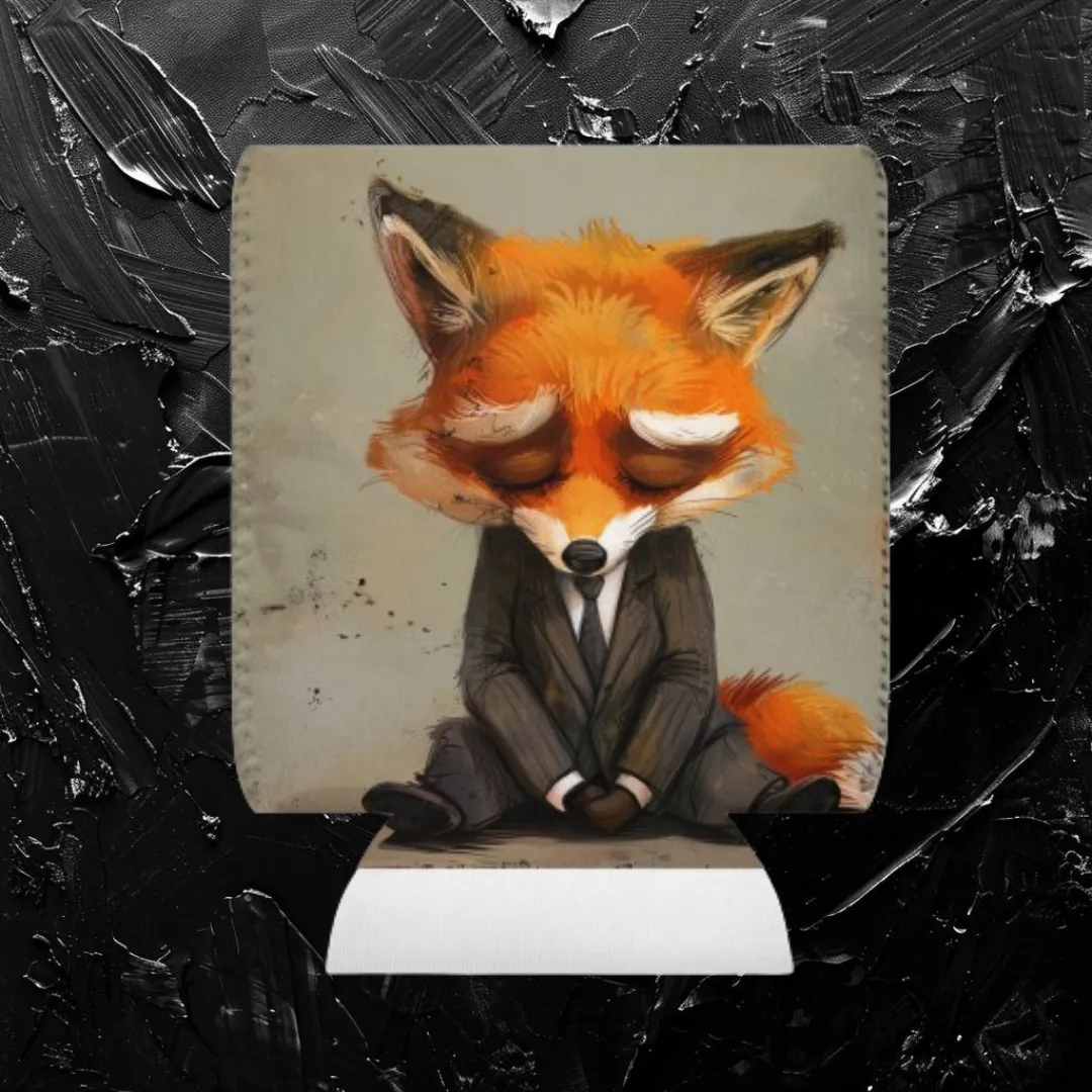 ITM "Sad Fox" Can Cooler Sleeve