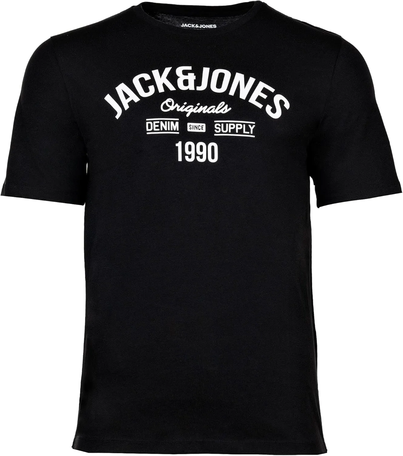 JACK & JONES Set of 5 Men's Cotton T-Shirts in Various Styles, Prints and Colours