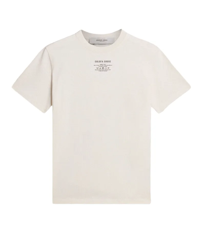 Journey Care Label T-Shirt in Heritage White