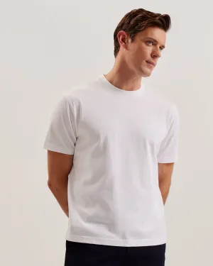 Kornka Short Sleeve Relaxed Heavy T-Shirt White