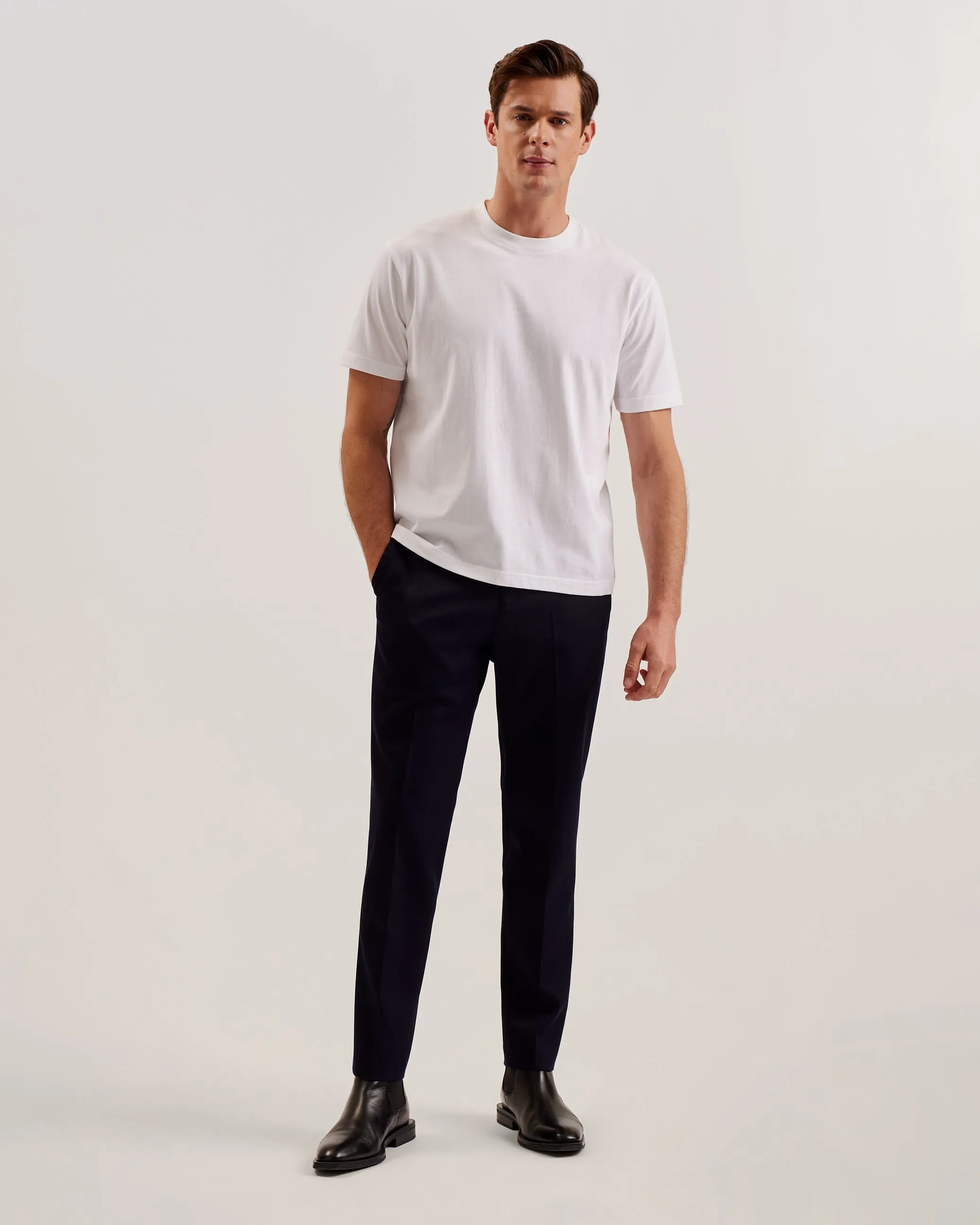 Kornka Short Sleeve Relaxed Heavy T-Shirt White
