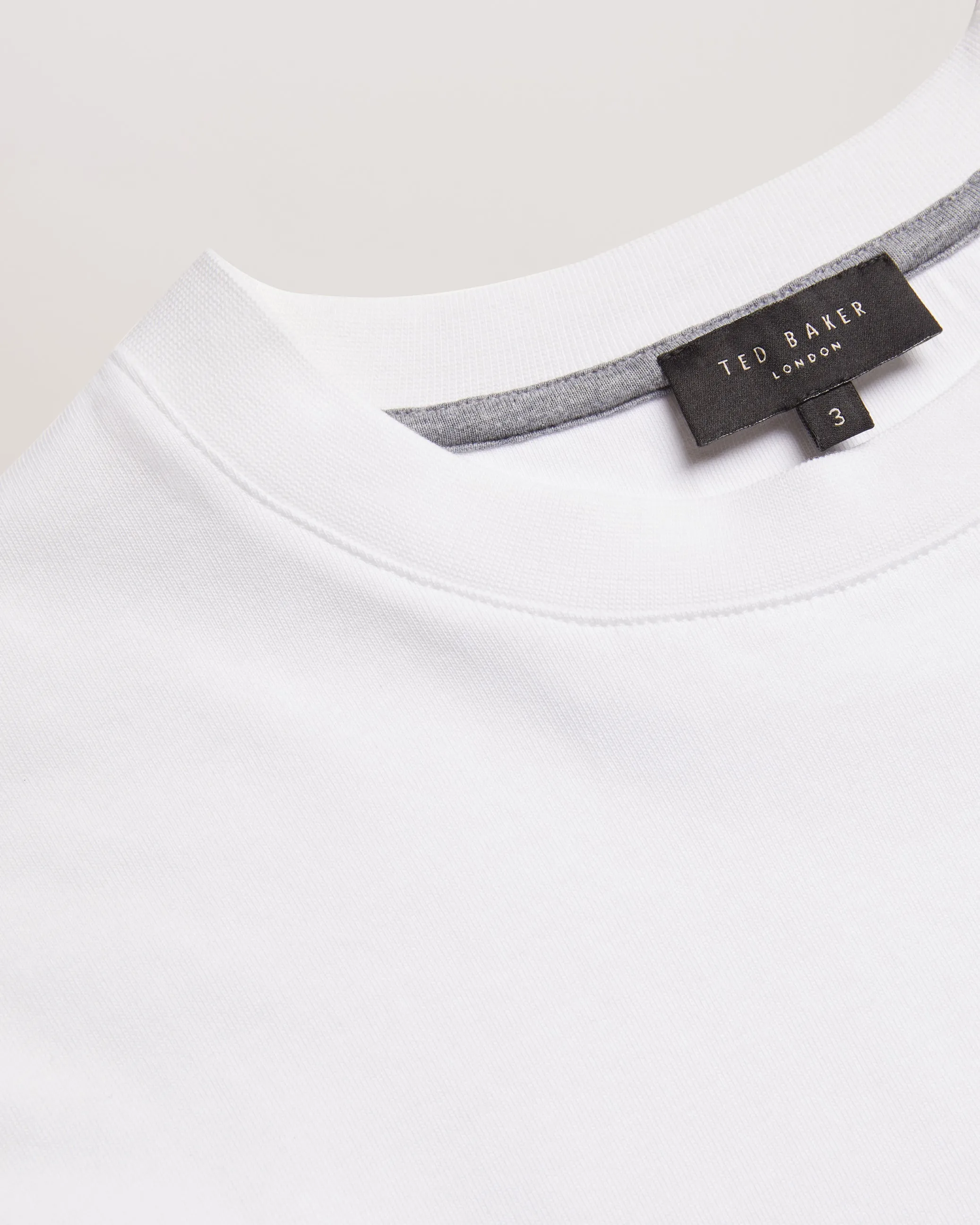 Kornka Short Sleeve Relaxed Heavy T-Shirt White