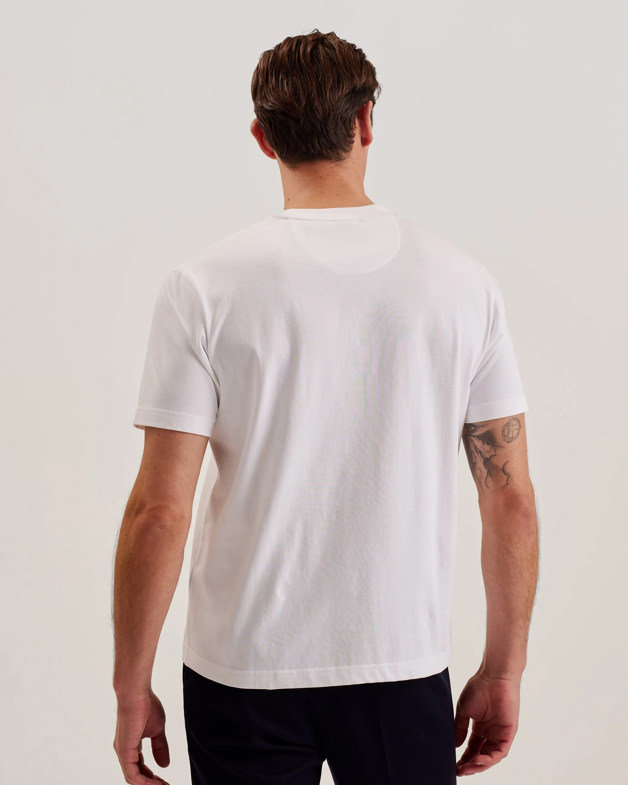 Kornka Short Sleeve Relaxed Heavy T-Shirt White