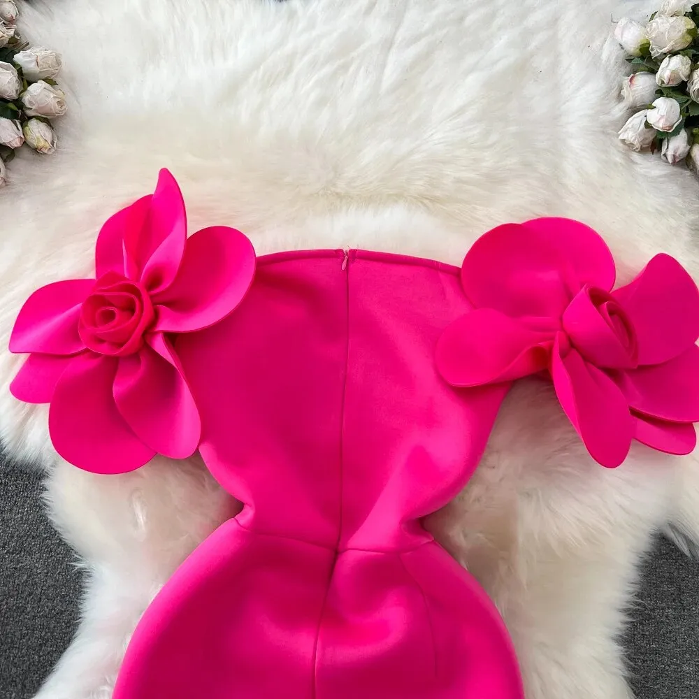 Liana 3D Flower Applique Dress
