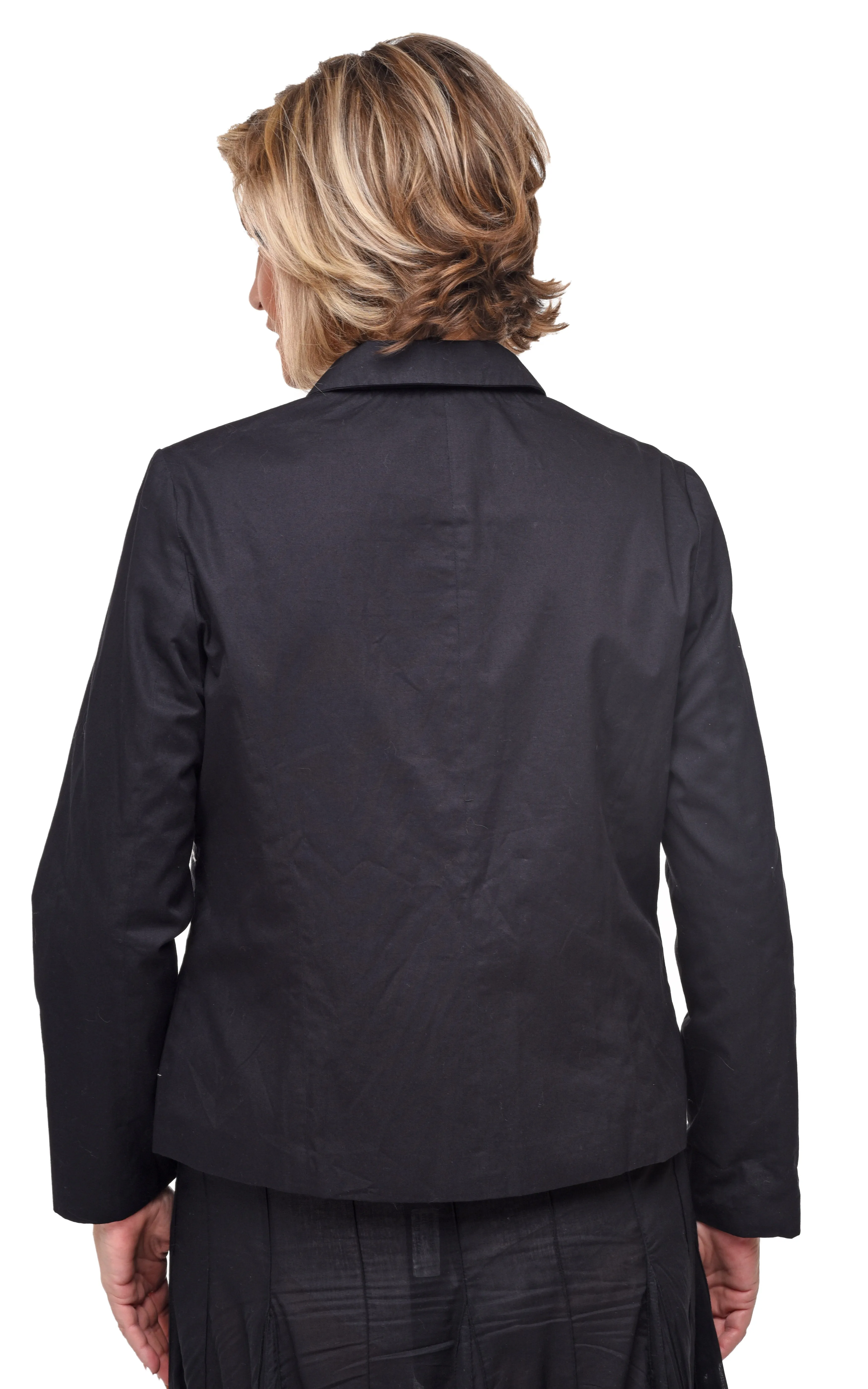 Lottie Women's Jacket in Black Twill