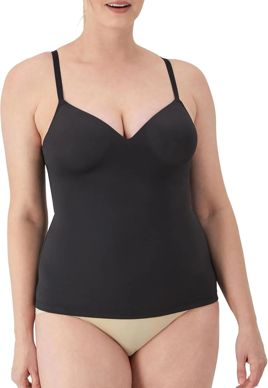 Maidenform womens Tummy Shaping Cami, Wireless Foam Cami, Firm Control Shaping Camisole