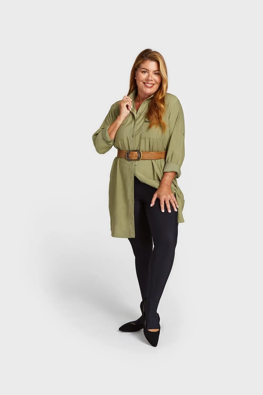 MARENA LIEMLMS Lipedema Mid-State Everyday Management Legging with Flexfit Comfort Ankle, 15-20 mmHg Compression