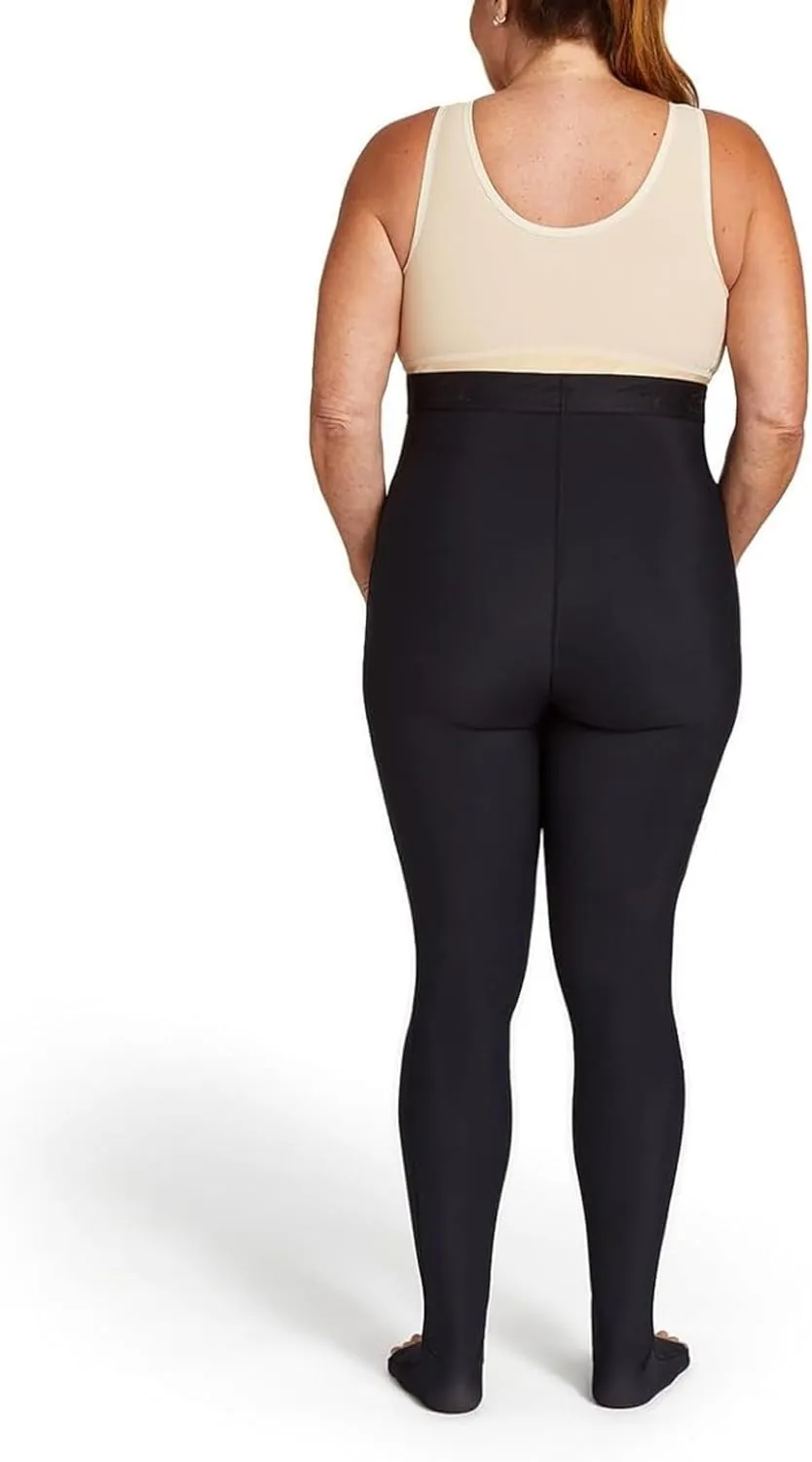 MARENA LIEMLMS Lipedema Mid-State Everyday Management Legging with Flexfit Comfort Ankle, 15-20 mmHg Compression