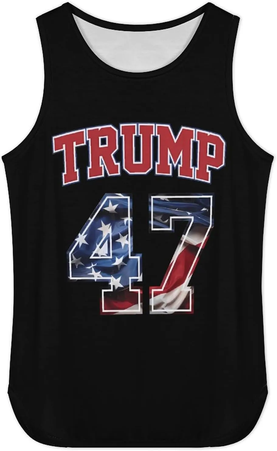 Mens Beach Tank Tops Trump Sleeveless Lightweight Shirts Summer Running Athletic Swim Shirts