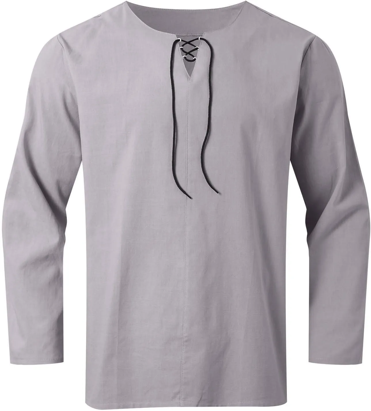 Men's Button Down Shirts Long SleeveV Neck Casual Shirts Lightweight Stretch Workout Undershirt Business Casual Tops