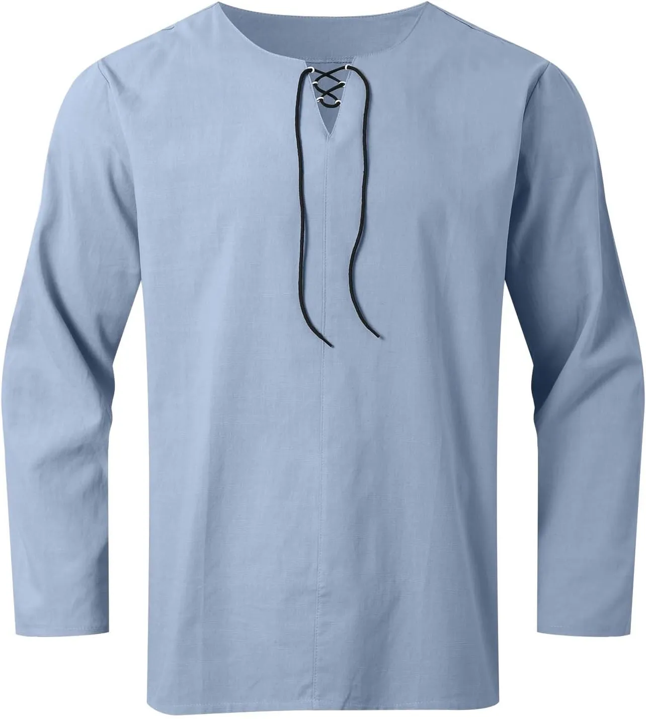 Men's Button Down Shirts Long SleeveV Neck Casual Shirts Lightweight Stretch Workout Undershirt Business Casual Tops