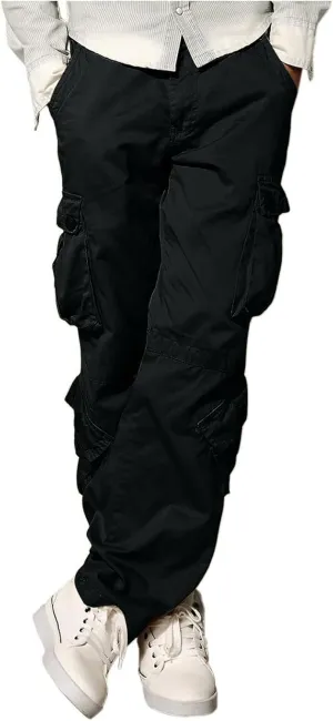 Men's Cargo Pants Jogging Work Trousers Hiking Pants Men Chino Pants Slim Fit Stretch Tight Trousers Casual Elastic