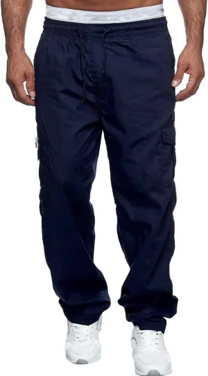 Men's Cargo Pants Military Tactical Hiking Jogger Athletic Work Big and Tall Outdoor Trousers Sweatpants with Pockets