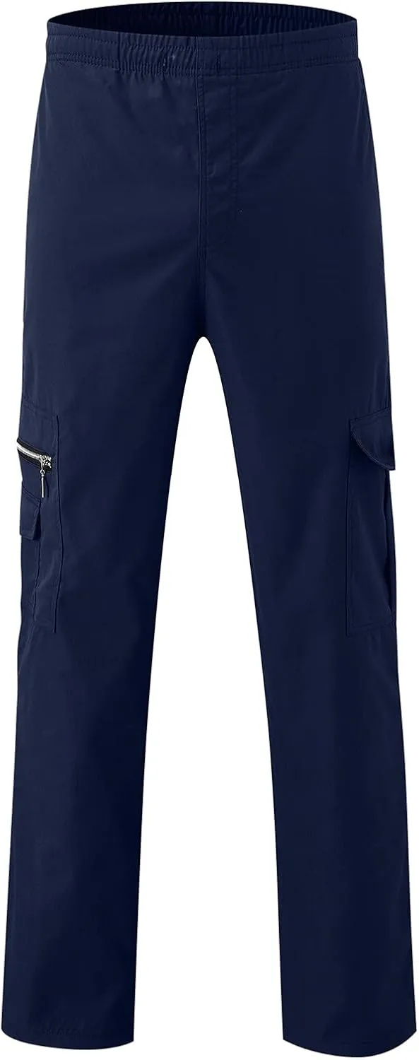 Men's Cargo Pants Military Tactical Hiking Jogger Athletic Work Big and Tall Outdoor Trousers Sweatpants with Pockets