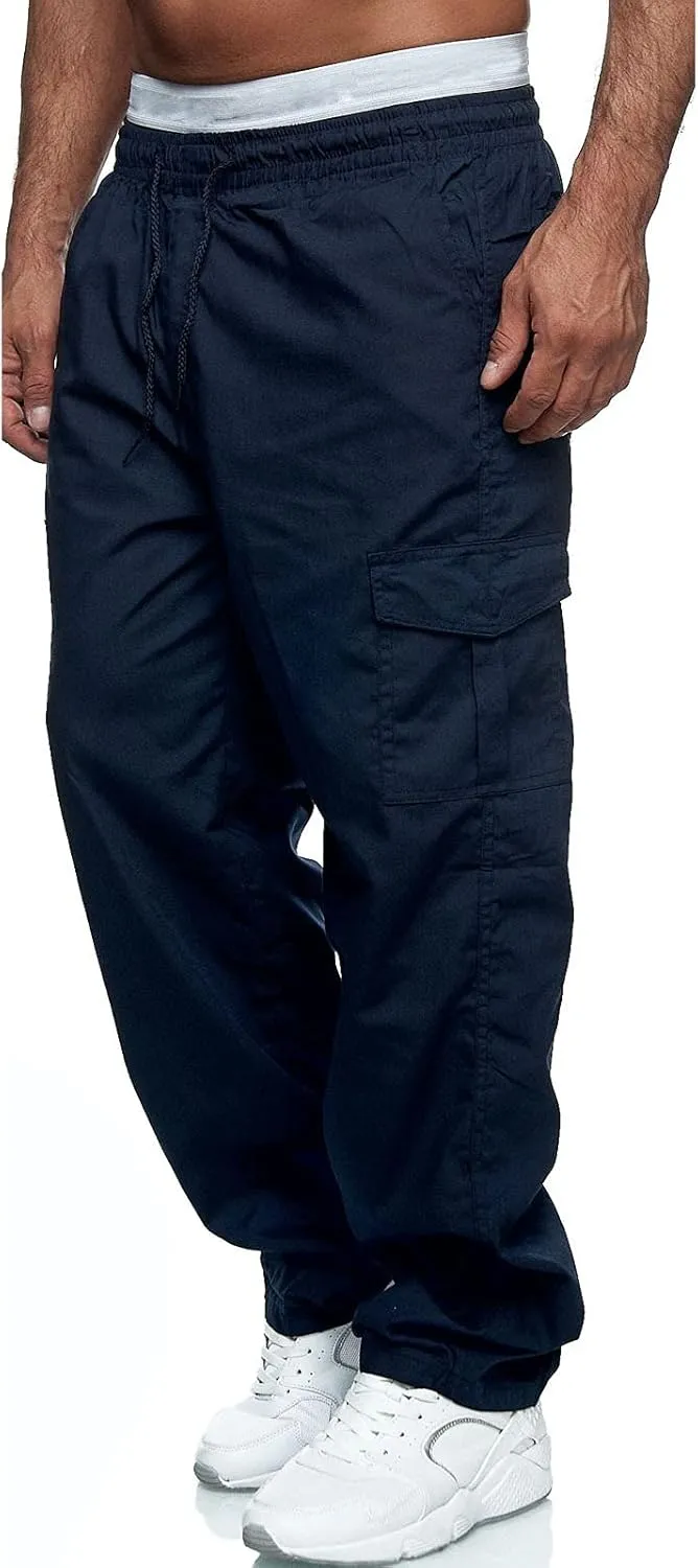 Men's Cargo Pants Military Tactical Hiking Jogger Athletic Work Big and Tall Outdoor Trousers Sweatpants with Pockets