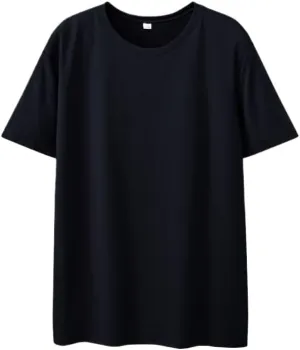 Men's Casual Solid Color Crew Neck T-Shirts for Everyday Comfort