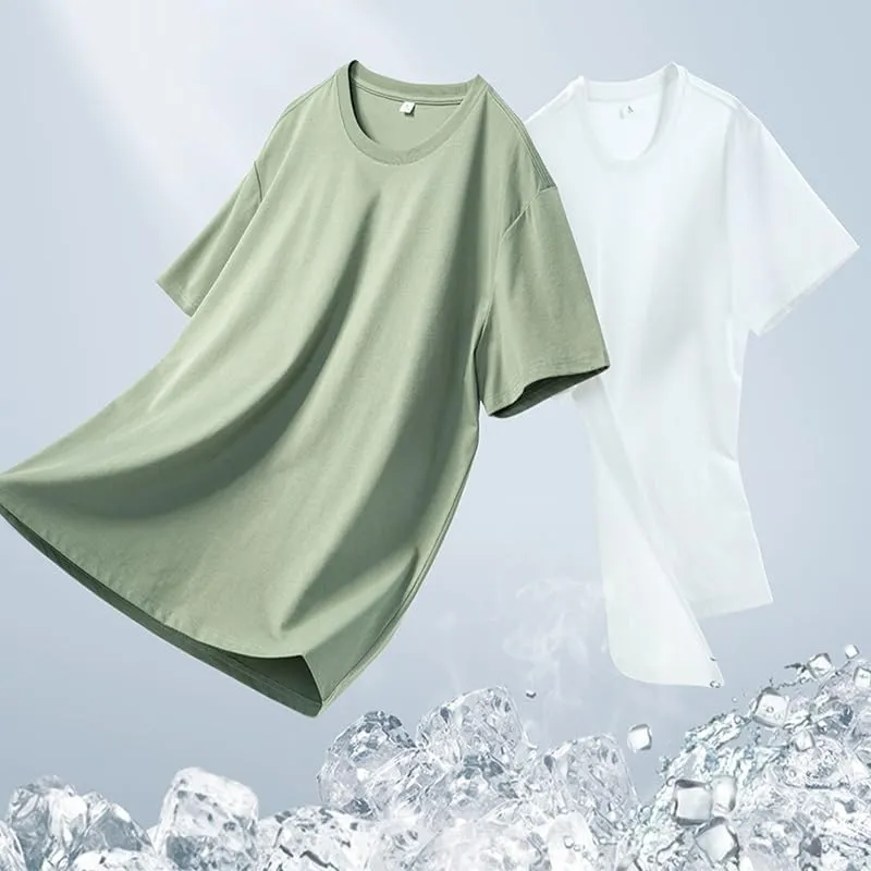 Men's Casual Solid Color Crew Neck T-Shirts for Everyday Comfort