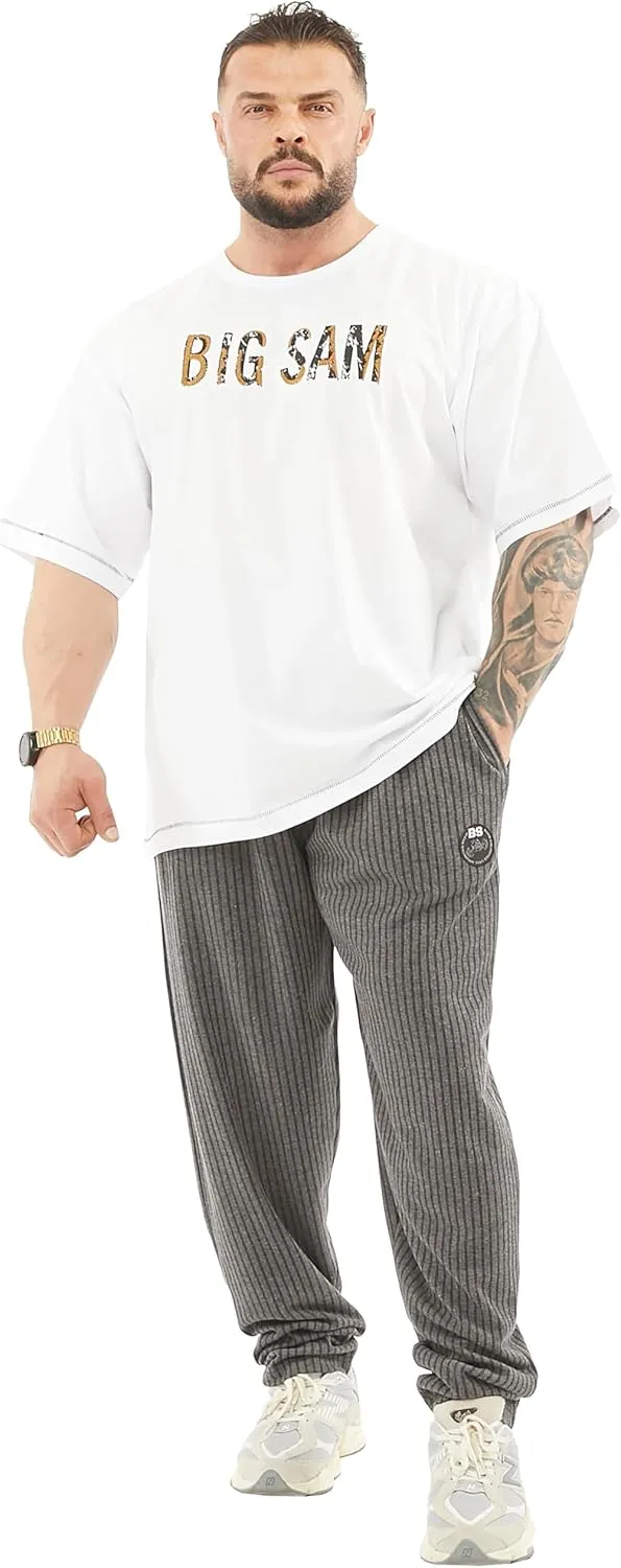 Men's Loose Fit Cotton Sweatpants with Pockets, Four Season Lifestyle Pants